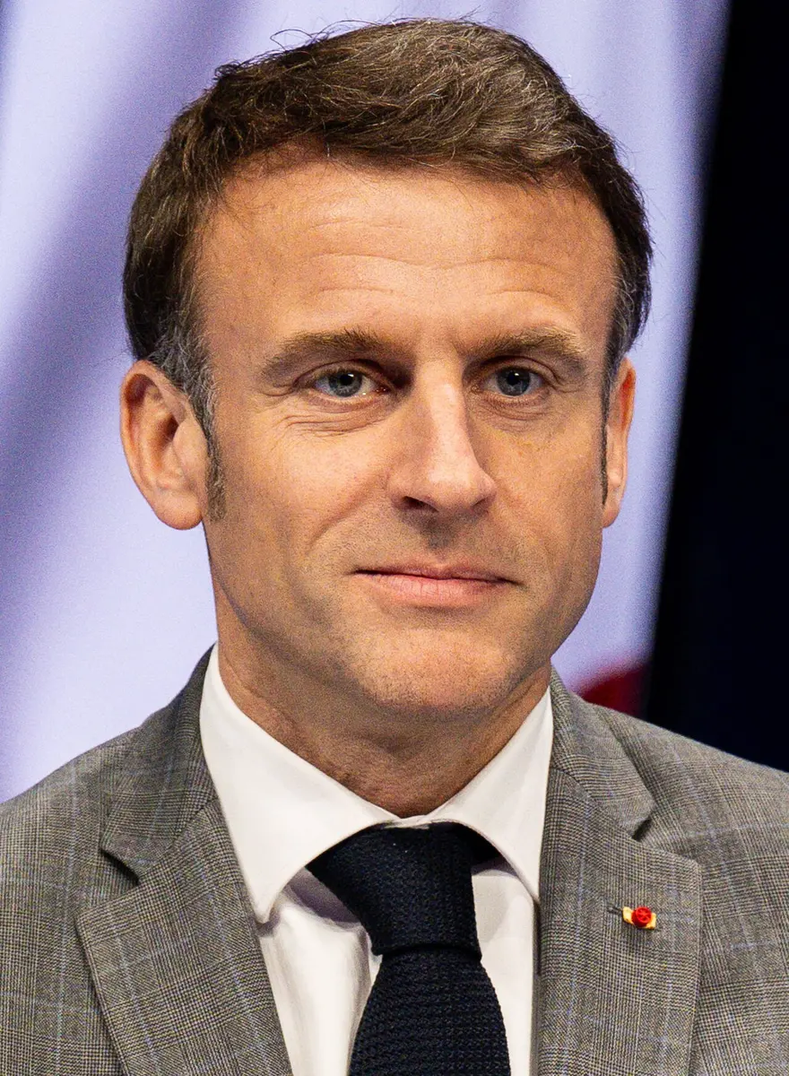 French president Emmanuel Macron was in attendance of the cathedral's grand reopening ceremony. Image: Belgian Presidency of the Council of the EU 2024.