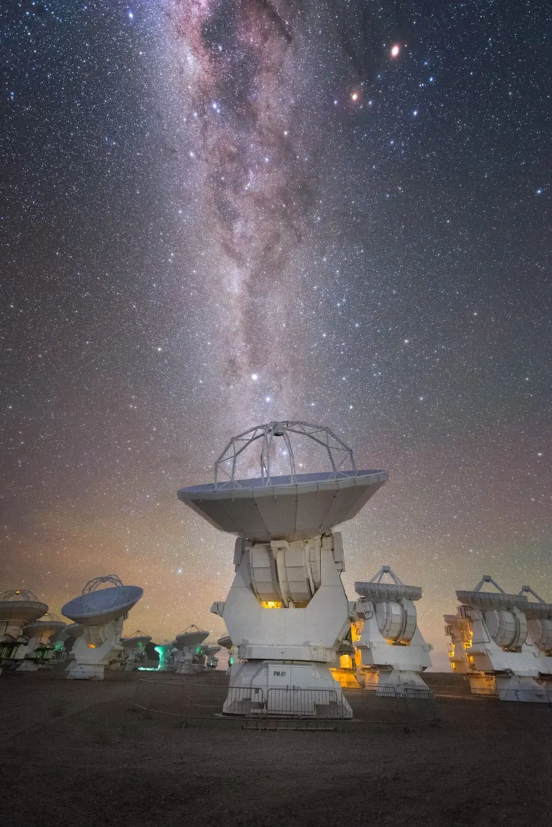 The ALMA telescope (Image: Y. Beletsky (LCO)/ESO)
