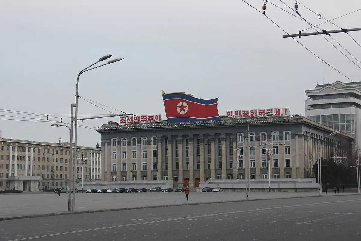 Headquarters of the Central Committee of the WPK in PyongyangImage: Laika ac.