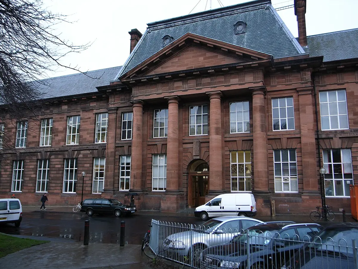 Modern photo of the Edinburgh College of Art, where Davie studied as a student.Image: livepine (via Flickr).