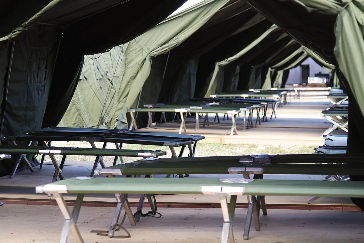 Nauru offshore processing facility in 2012.Image: Department of Immigration and Citizenship (DIAC).