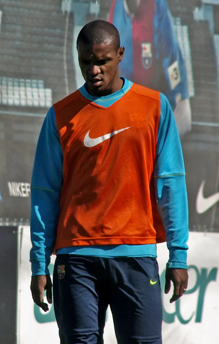 Éric Abidal has been at Barcelona since signing from Lyon in 2007. Image: Mutari.