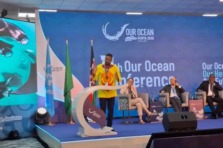 A session during the Our Ocean conference in Mombasa, Kenya. Image by Malavika Vyawahare/Mongabay.
