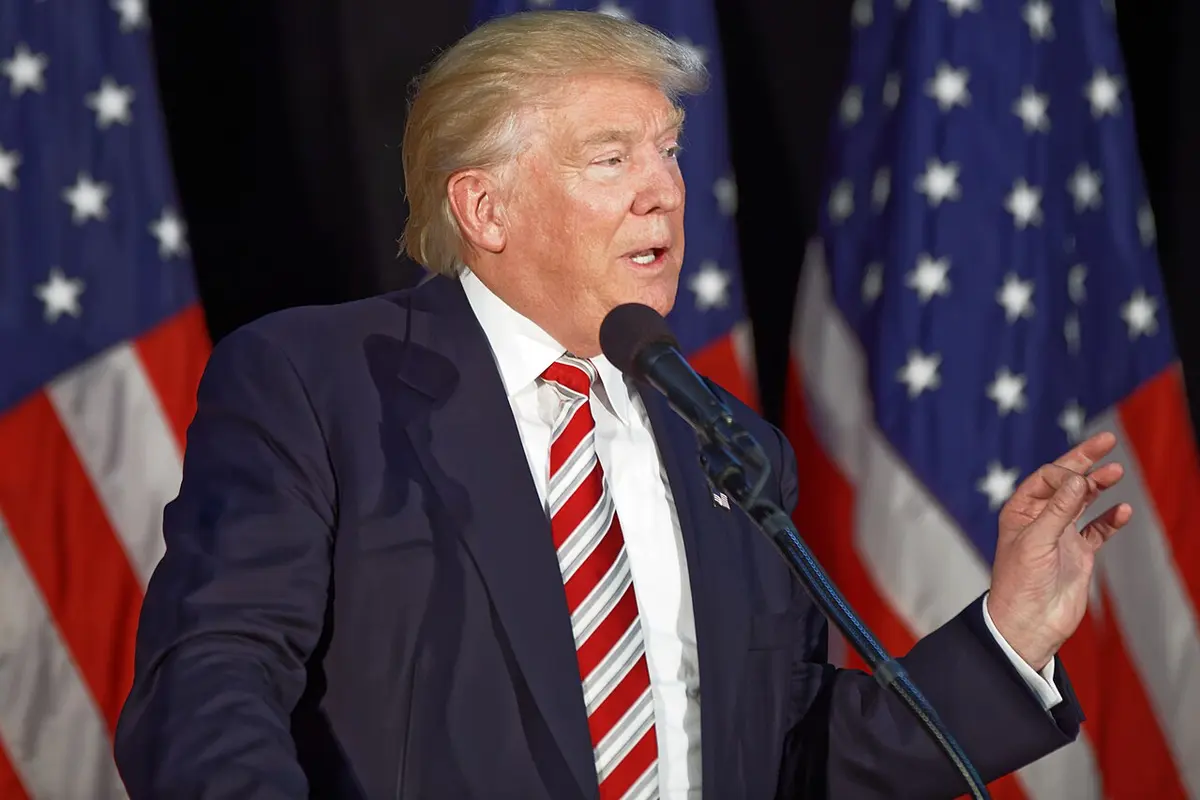 Trump speaks in Pennsylvania, September 2016.Image: Michael Vadon.