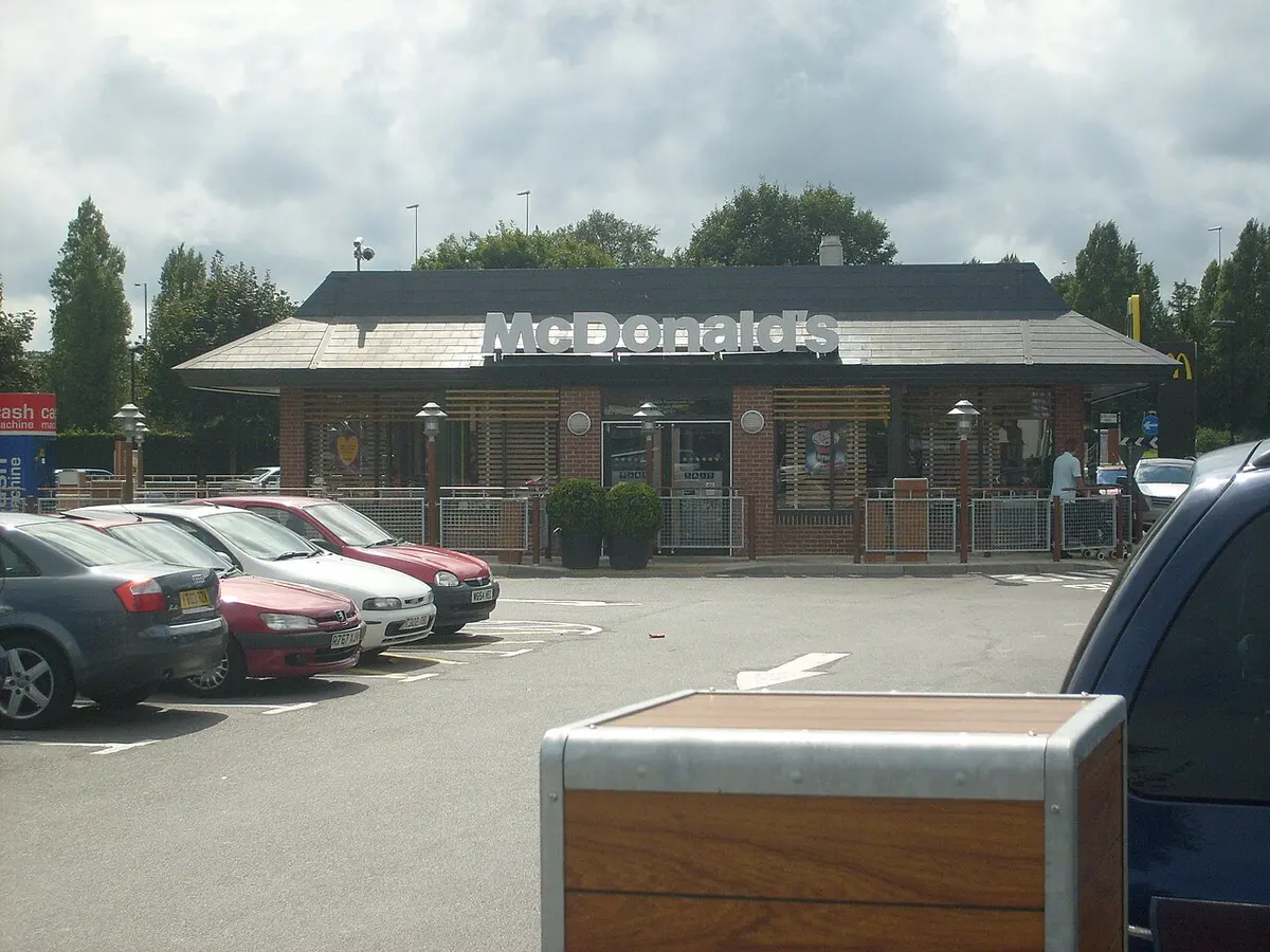 A McDonald's store in the United Kingdom