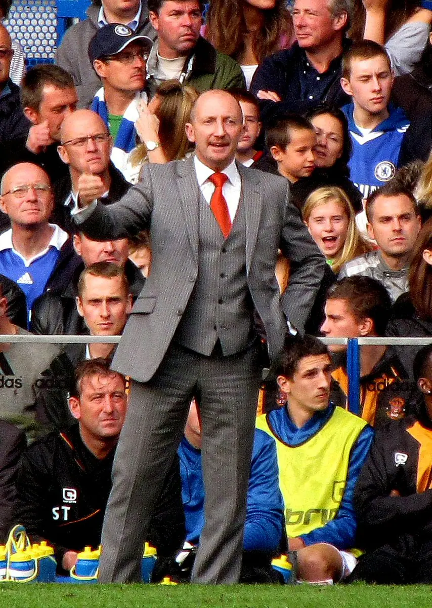 Holloway pictured in 2010, while manager of Blackpool F.C.. Image: Brian Minkoff.