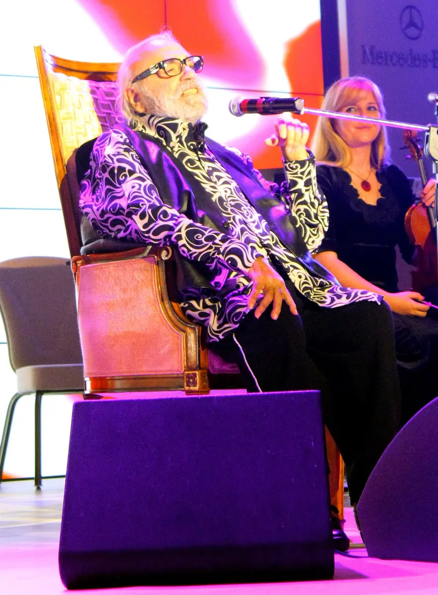 Demis Roussos in Baku in 2013. Image: Urek Meniashvili.