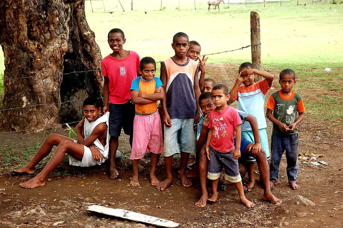 Fijian children Image: Alex Kehr.