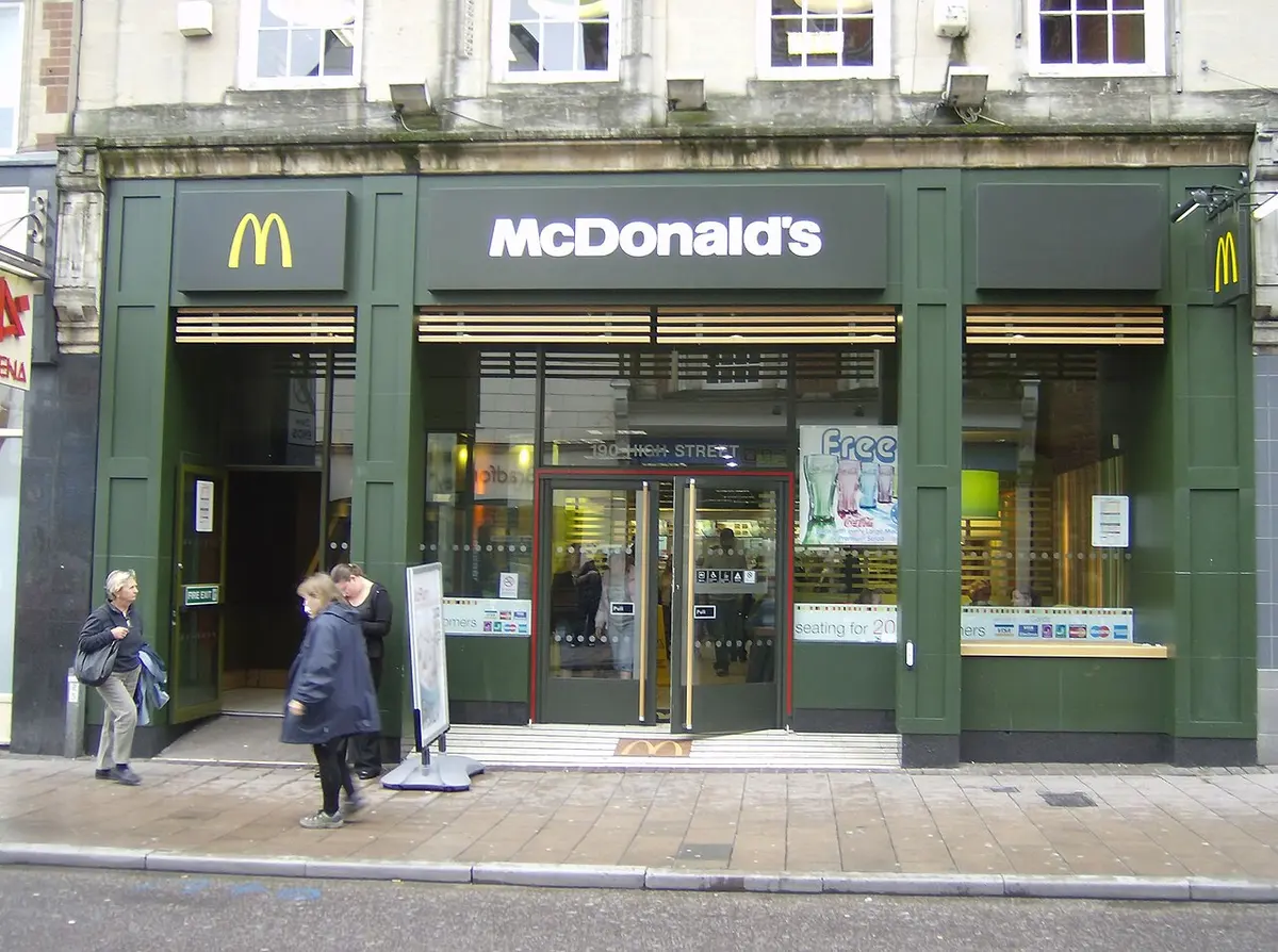 A McDonald's in Exeter.Image: Billy Hicks.