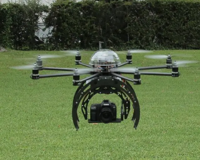 File photo of an eight-armed drone. Image: Flying Eye.