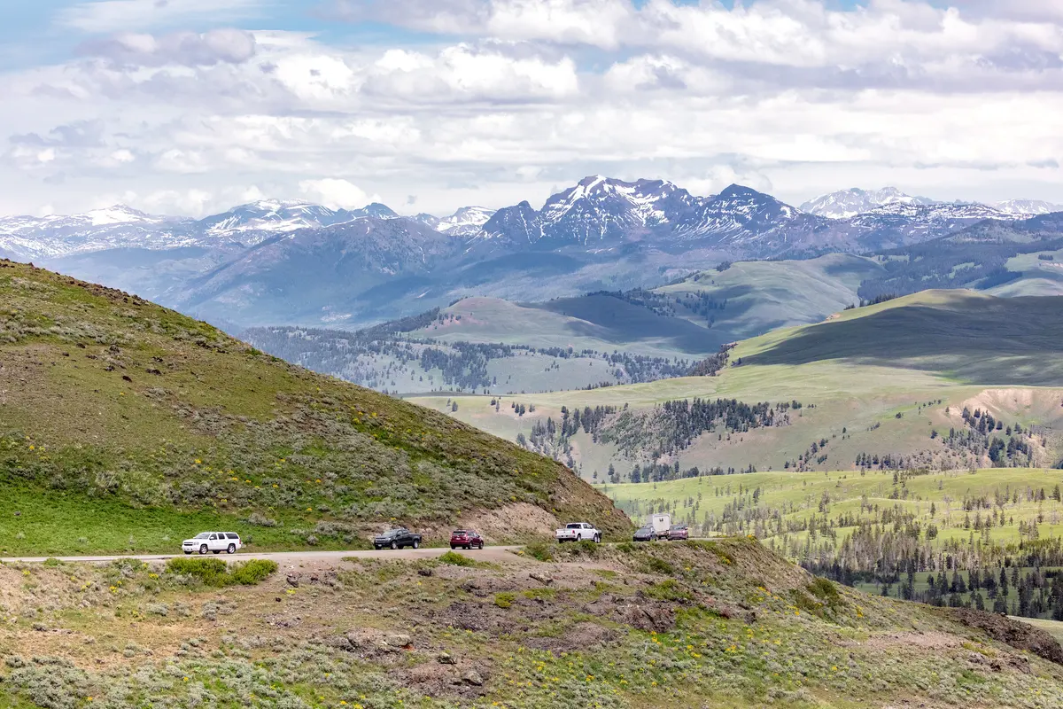 Views along Grand Loop Road from Tower Junction to Canyon Village NPS / Jacob W. Frank
