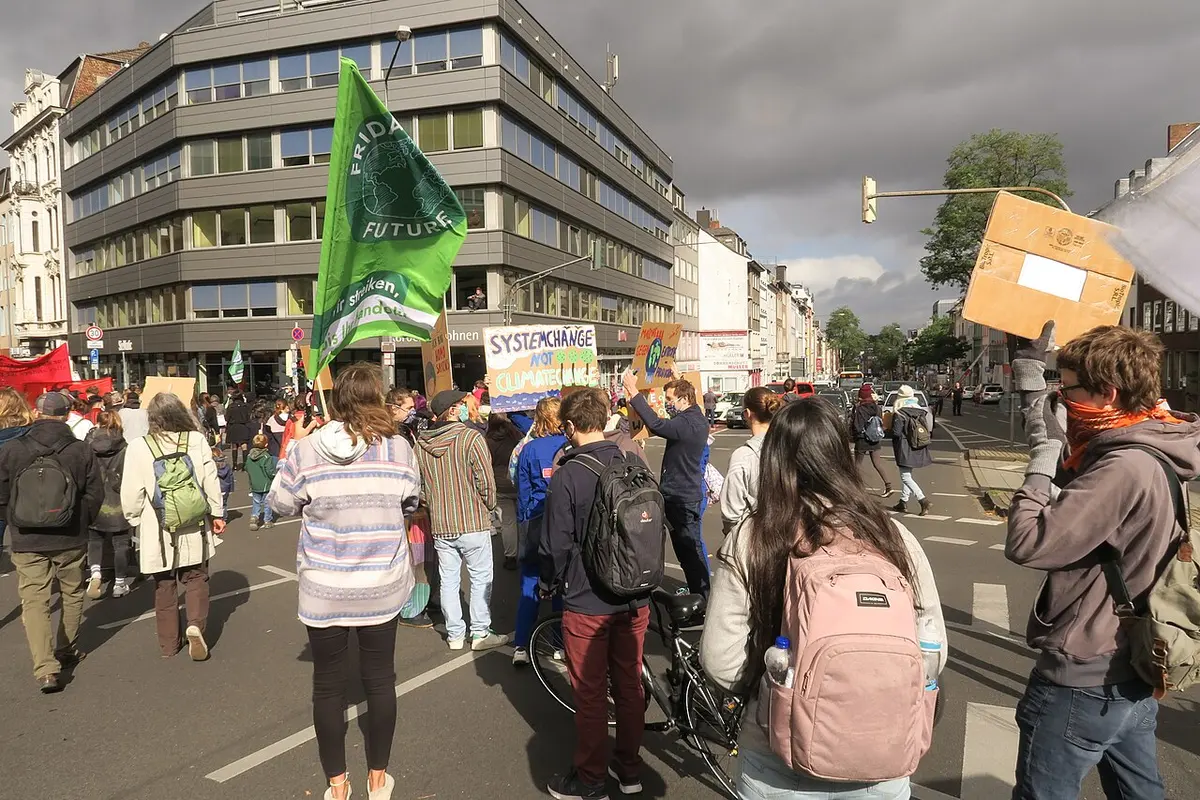 The September 25, 2020 Global Climate Strike in Aachen, Germany. Image: Bluecloud9.