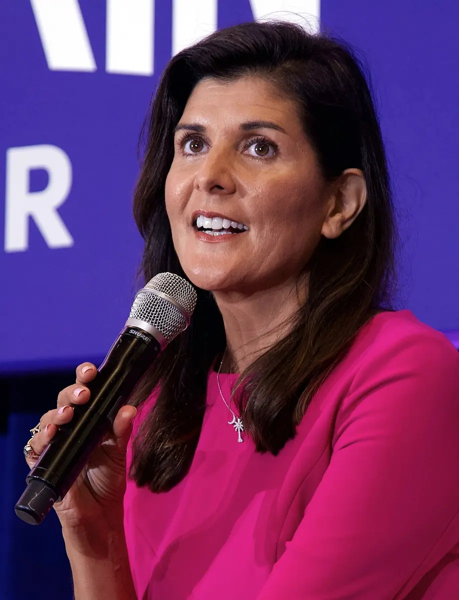 Haley campaigning for Glenn Youngkin, then a candidate for Virginia governor, on July 14, 2021. Image: Glenn Youngkin.