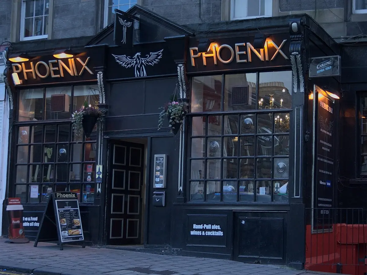 The Phoenix Bar on Broughton Street in Edinburgh. Image: Brian McNeil.