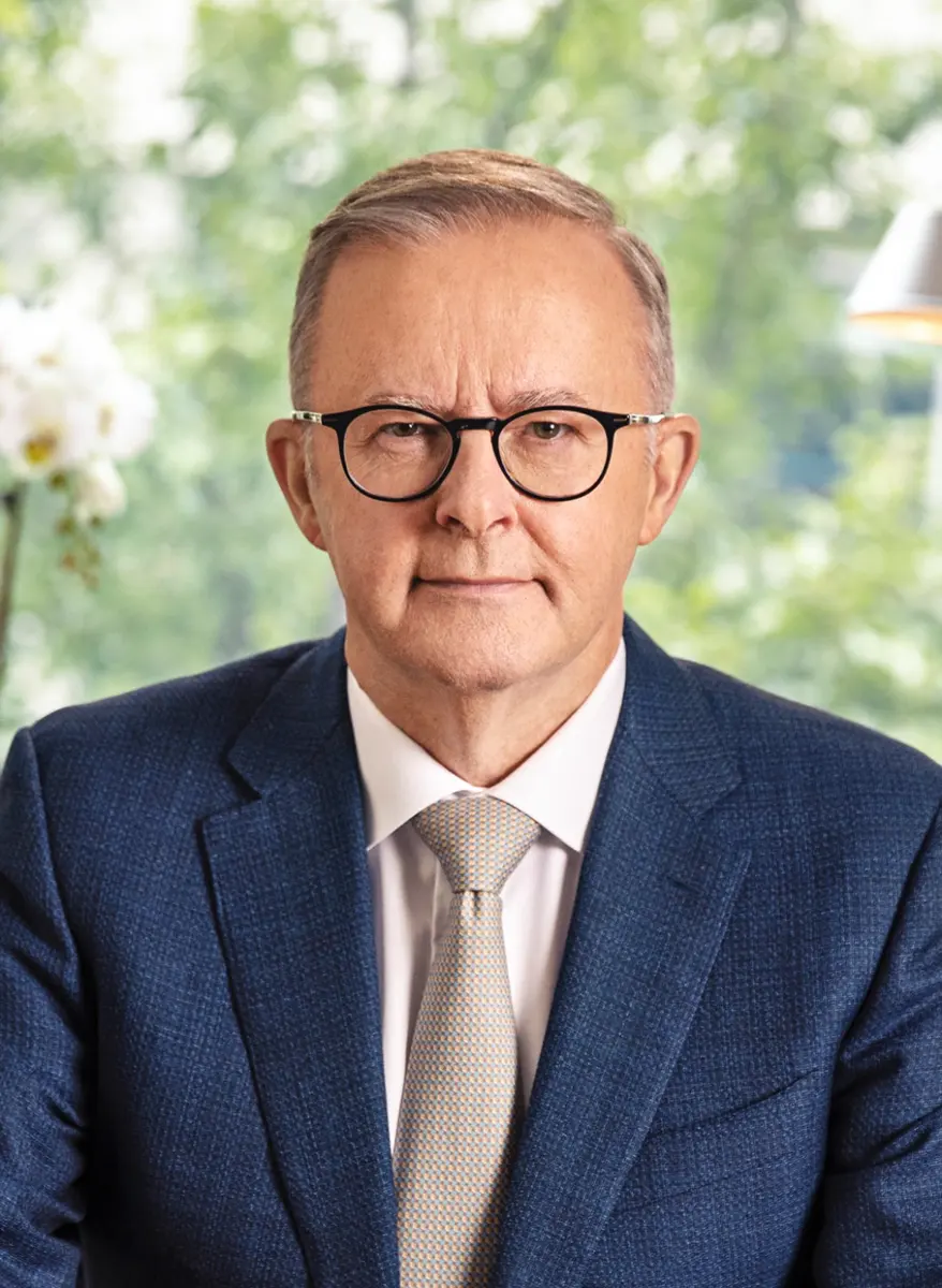 Official portrait of Prime Minister Anthony Albanese in 2022 Image: Australian Government.