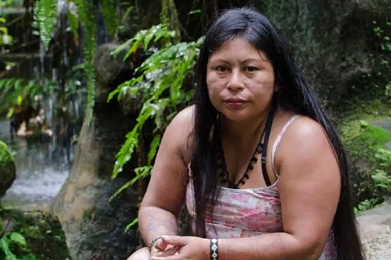 Alessandra Korap, a leader of the Munduruku people. Image by Sarita Reed / Diálogo Chino.