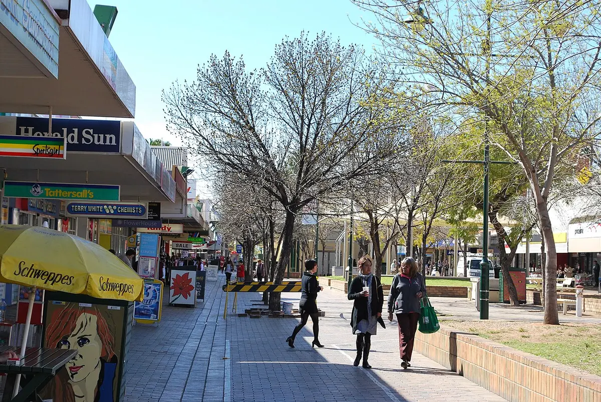 Mildura, Victoria, Australia recorded its first COVID-19 case in 15 months on Sunday.Image: Mattinbgn.