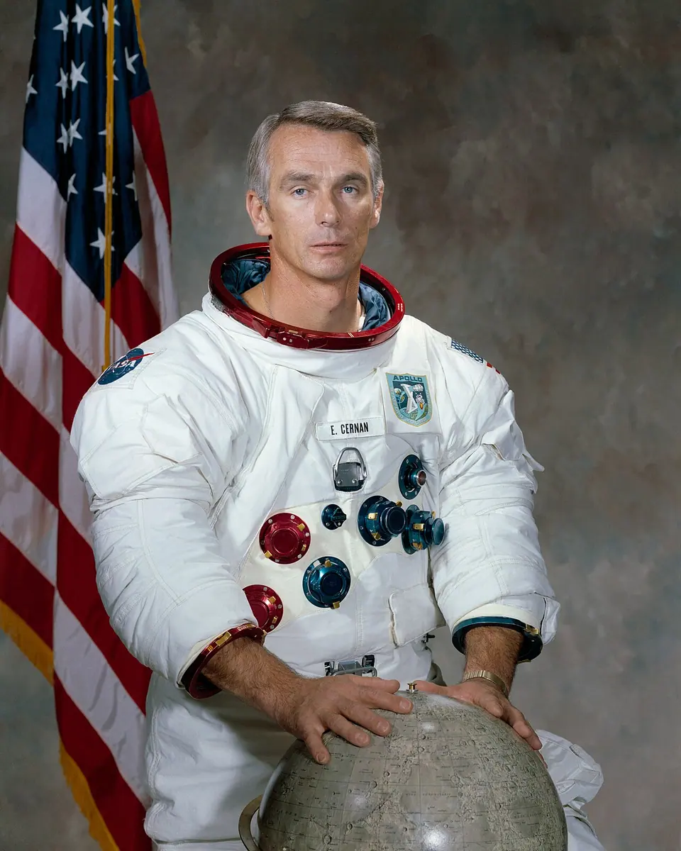 Eugene Cernan. Image: NASA.
