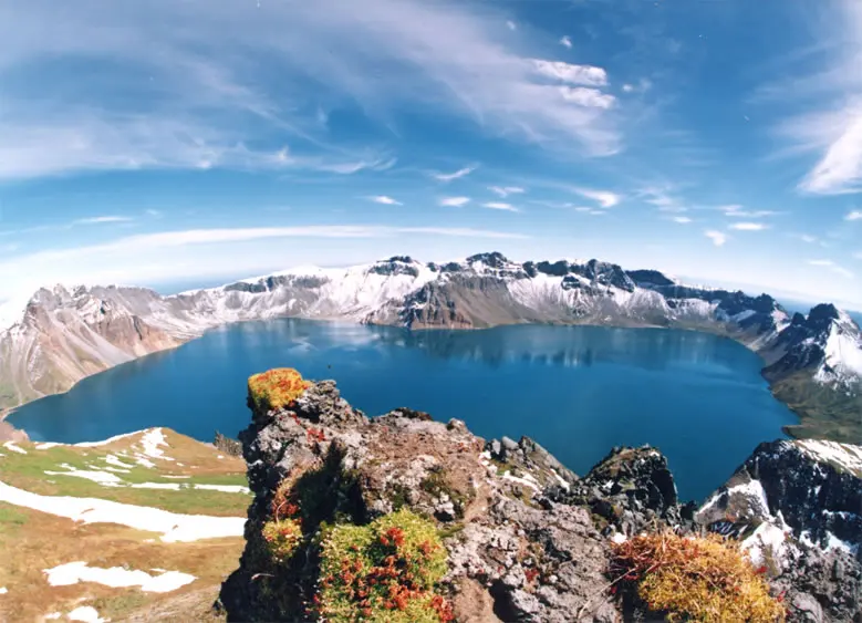 A file photo of Mount Paektu. Image: Bdpmax.