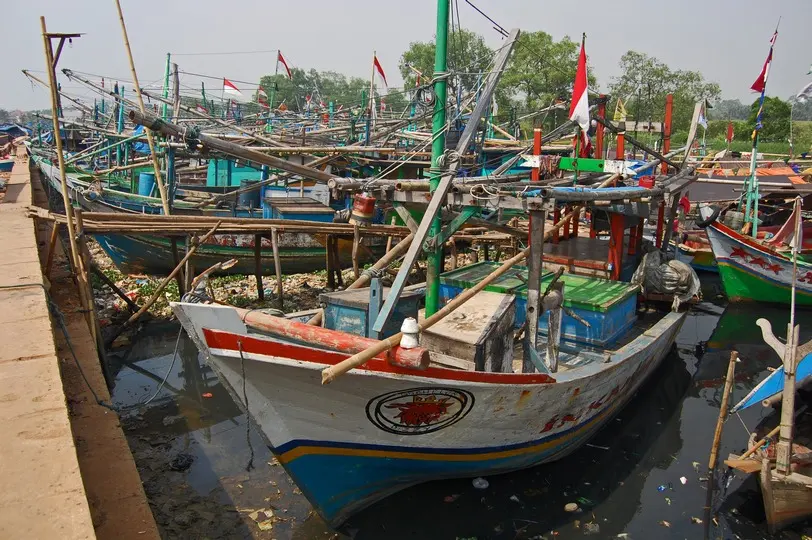Fishing boats at Muara Angke port, from file.Image: Wie146.