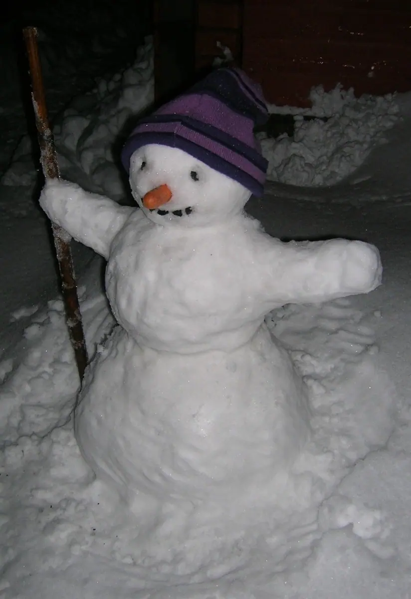A woman from Kent, England called 999 after noticing the snowman outside her house had vanished. Image: Haltiamieli.