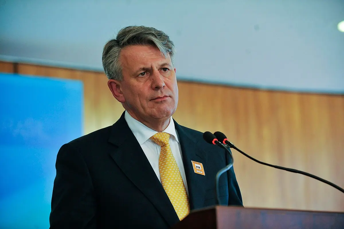 Van Beurden in Brazil on April 23, 2015. Image: José Cruz/Agência Câmara.