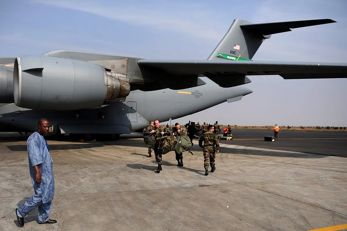 File photo of French troops arriving in Mali during the 2013 intervention.Image: Senior Airman James Richardson (US Air Force).