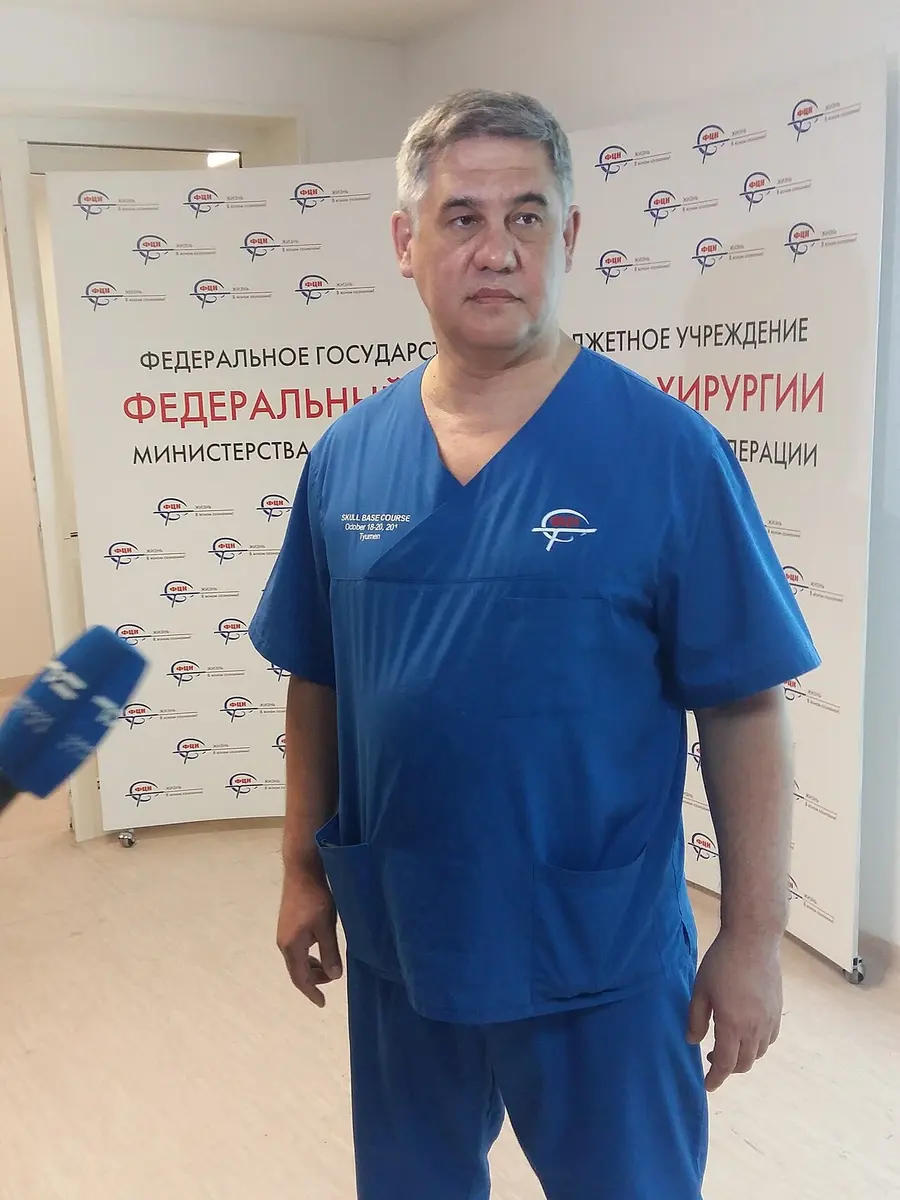 Albert Sufianov, the head of the Federal Center for Neurosurgery in Tyumen. Image: Дмитрий Кошелев.