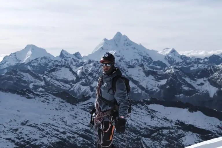 Yesid Achicue, an Indigenous mountain guide from the Cauca region in Colombia. Image courtesy of Yesid Achicue.