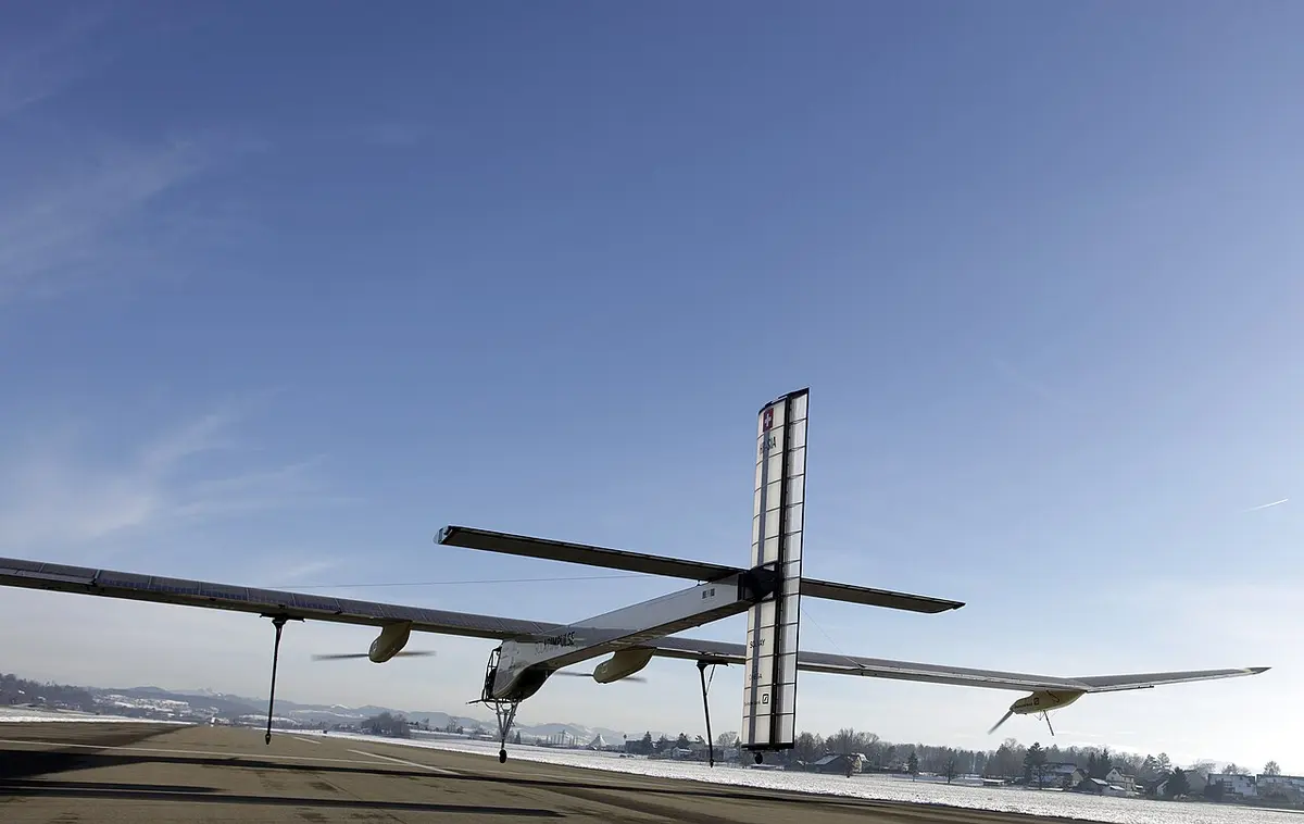 The Solar Impulse solar-powered aircraft. Image: Matth1.