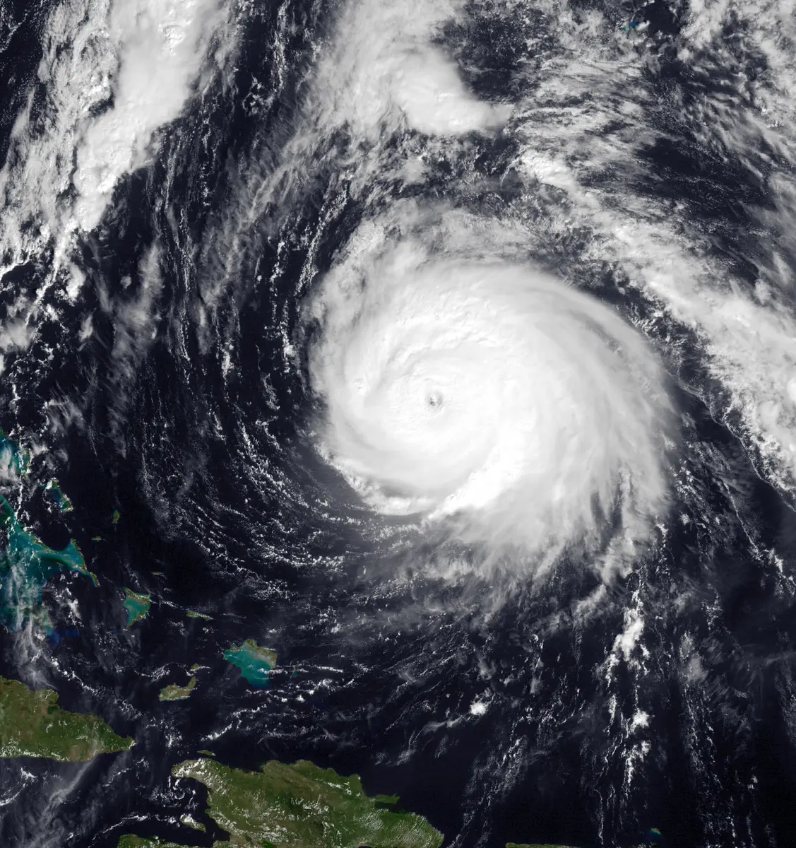 Gonzalo today. Image: NRL Marine Meterology Division/ NOAA.