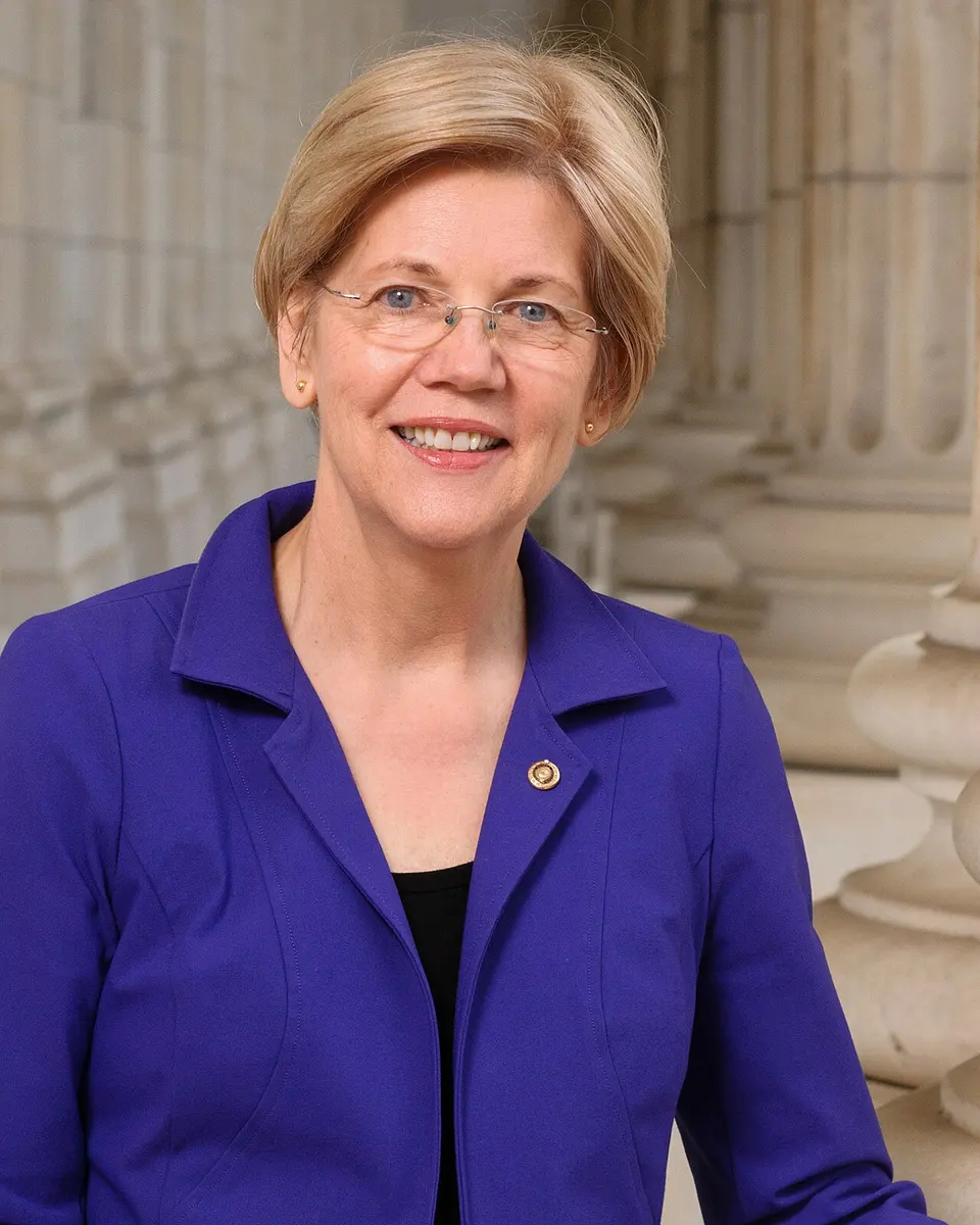 Elizabeth Warren in 2016 Image: US Senate.