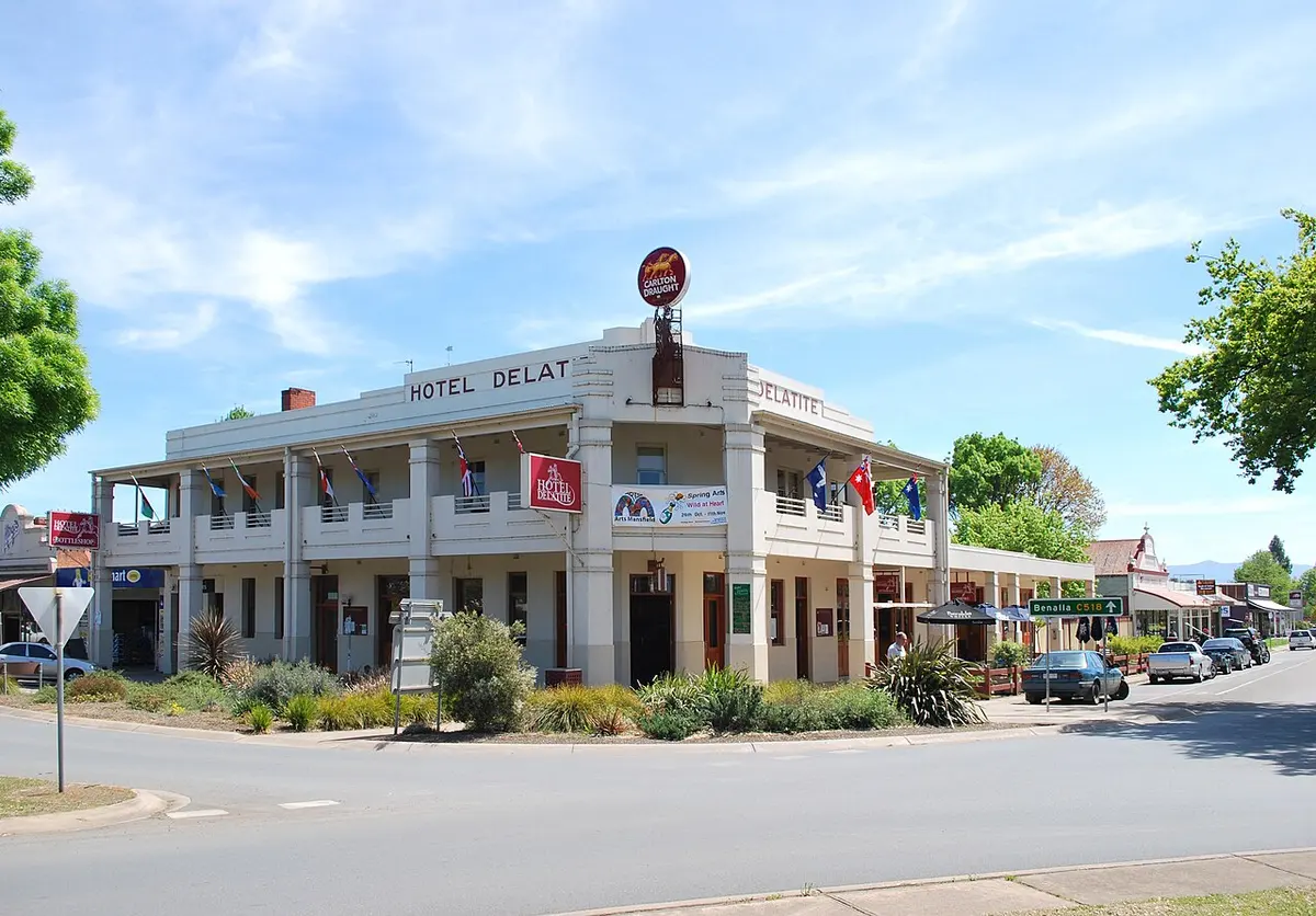 The Victorian town of Mansfield (pictured in 2012) was the epicentre of the earthquake.Image: User:Mattinbgn.
