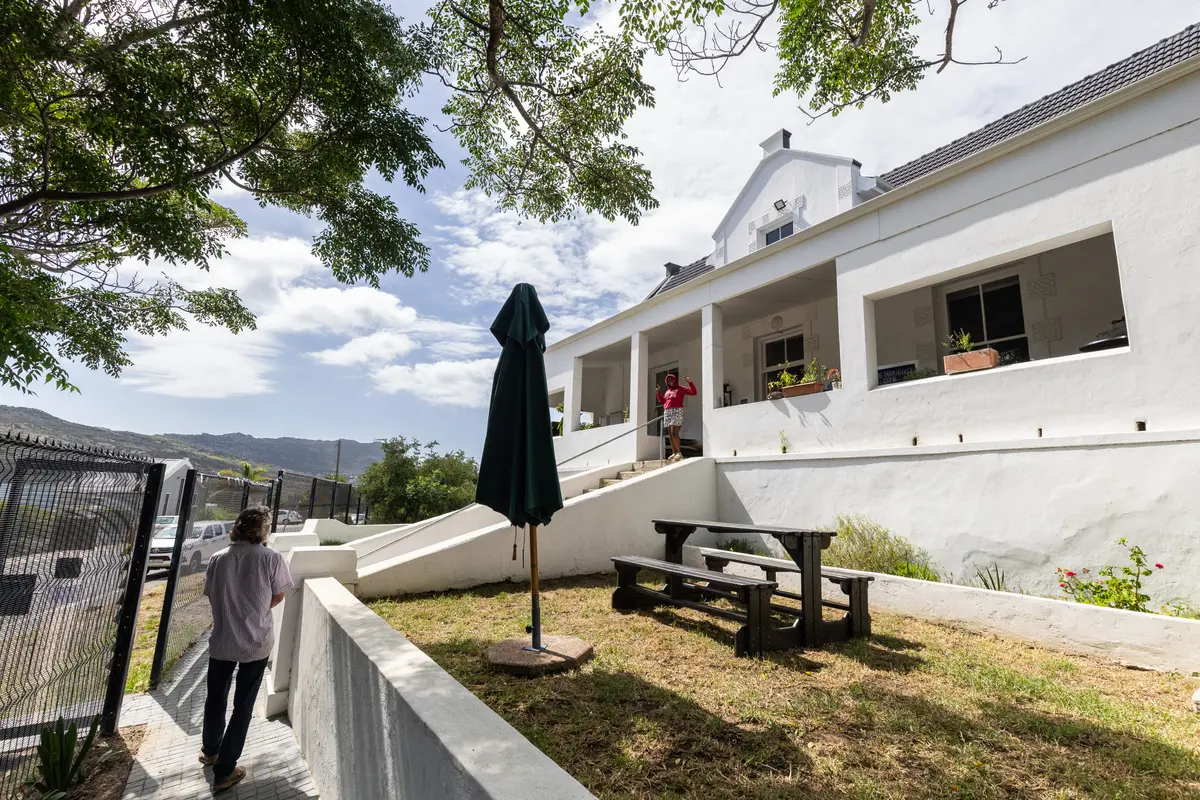 This 19th‑century Cape Dutch homestead in Glencairn Valley has been converted into the Welcome Cottage community centre.