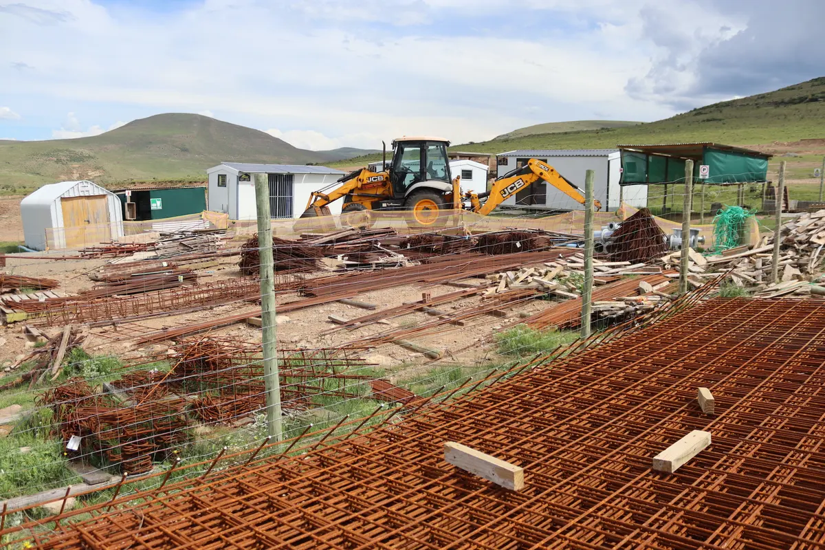 Work at the Bushmanskrantz Water Treatment Works has ground to a halt. Photos: Manqulo Nyakombi