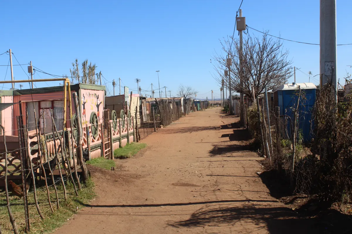 Snake Park informal settlement, where many approved beneficiaries for RDP houses still live, because the houses they were meant to get were left incomplete for years and were eventually occupied by other people. Photos: Kimberly Mutandiro