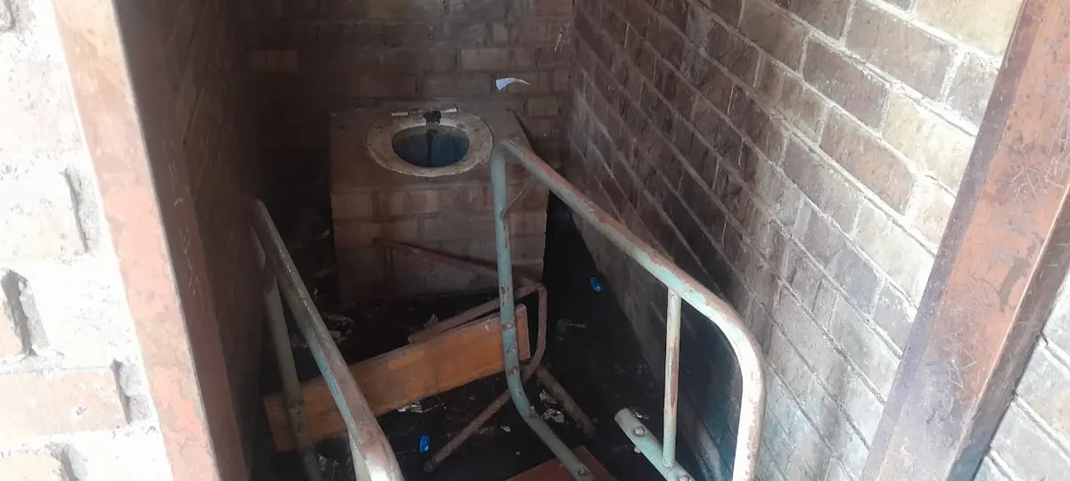 Learners say they sometimes relieve themselves in bushes rather than use the filthy pit toilets. Photos: Thembi Siaga