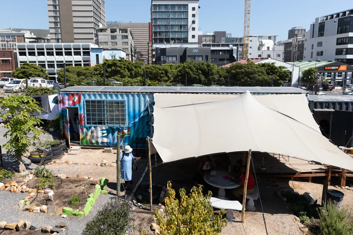 LaundReCycle, a unique, self-sufficient laundry has been successfully running at the Streetscapes Urban Farm in Cape Town. Photos: Ashraf Hendricks