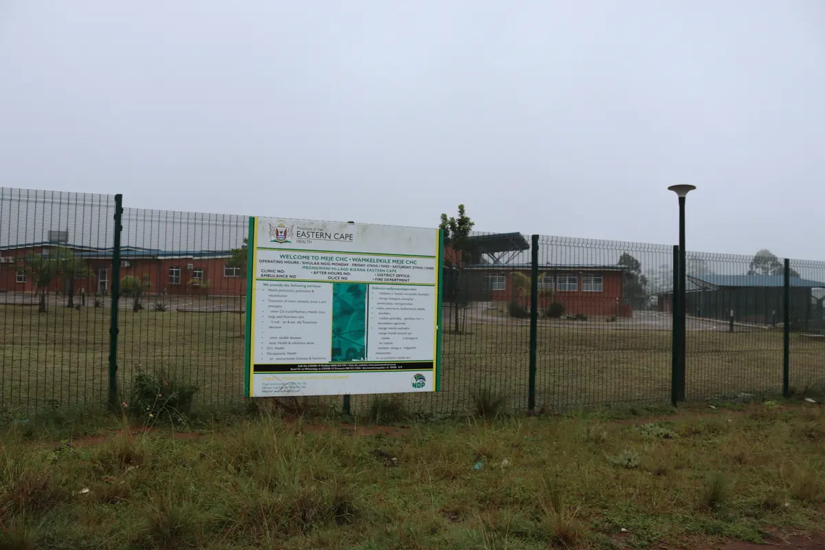 The Meje Community Health Centre, opened in 2023, was meant to be a 24-hour emergency facility but is not operating this way due to budget constraints.