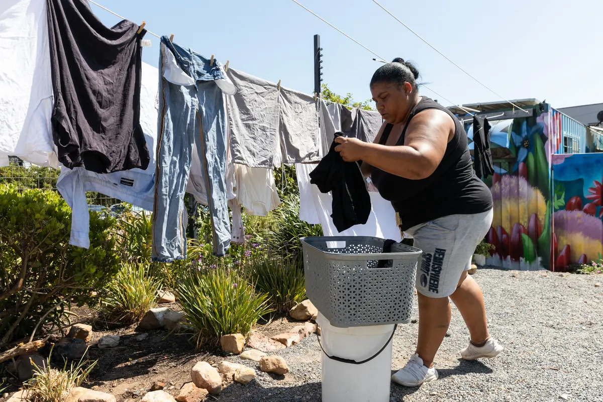 Streetscapes in Roeland Street, Cape Town, is home to a unique laundry that runs on solar energy and recycled water.