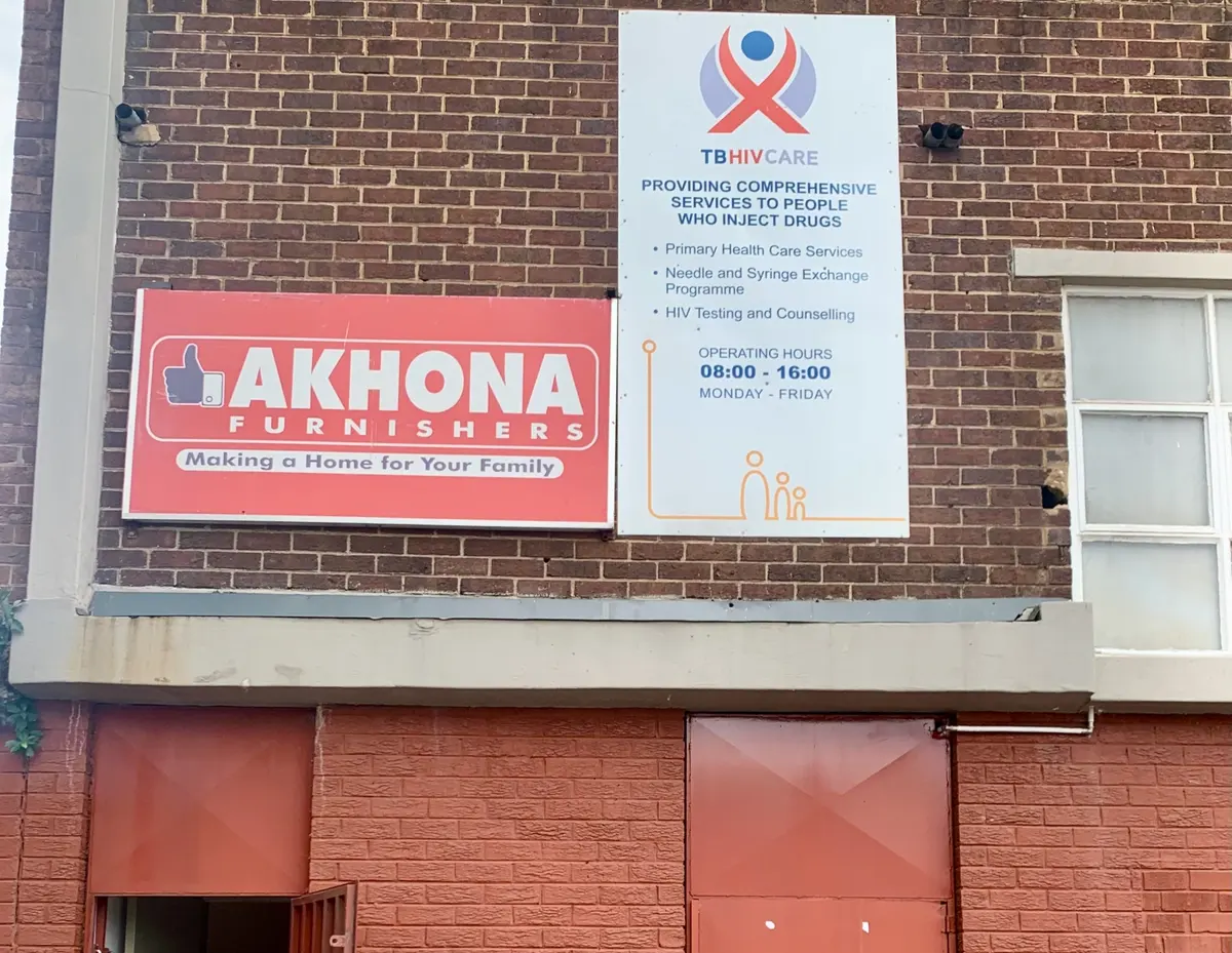 This TB HIV Care building in central Pretoria was shut for over two weeks. Photos: Jesse Copelyn.