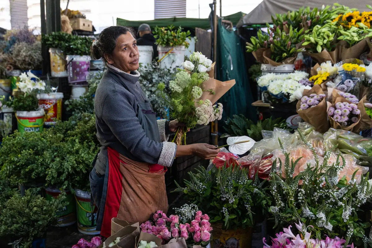 “We are not informal traders,” says florist Alison Snyders. Photos: Ashraf Hendricks