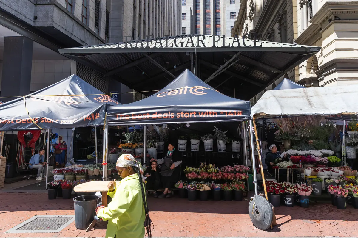 Flowers have been sold at the iconic Trafalgar Place in Adderley Street since the 1800s.
